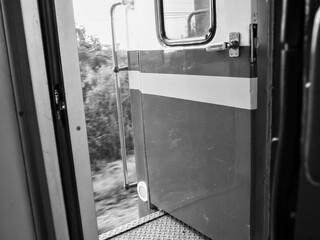 Gate for getting on and off the train