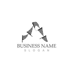 Race flag icon design