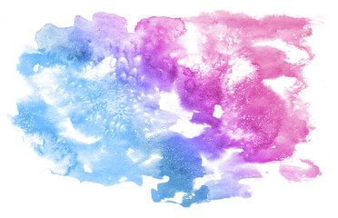 Abstract watercolor colorful watercolor background drawn by hand