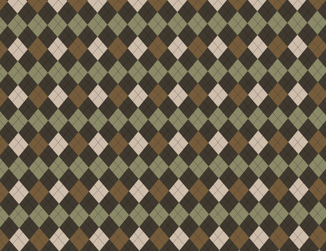 Schottenmuster Argyle Karo