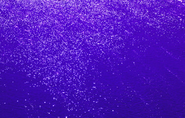 Blue background with sparkles.