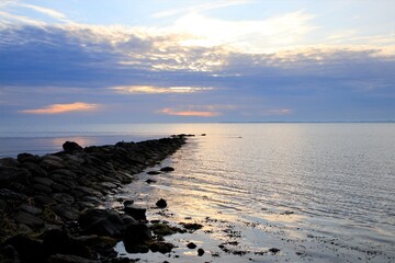 coastal landscape, burials at sea