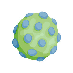 Pet shop icon. Dog ball. Pet accessory. Vector illustration in flat style clip art. Petshop supermarket