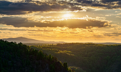 Brockenblick Von Thale Harz