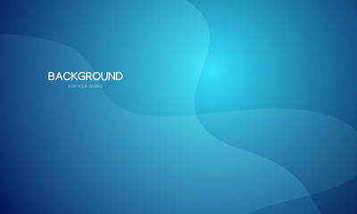 Abstract background vector illustration. Gradient blue with geometric shapes composition.
