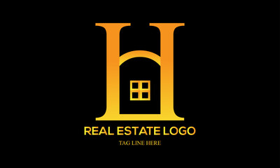 Creative and Ilegant Real Estate Logo design.