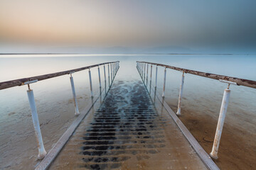 Beautiful view of the Dead Sea .