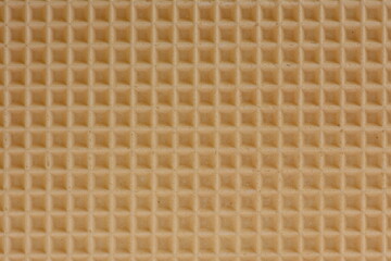Close-up yellow wafer texture background