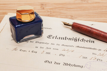 Erlaubnisschein