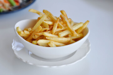 fries , French fries or fried potato