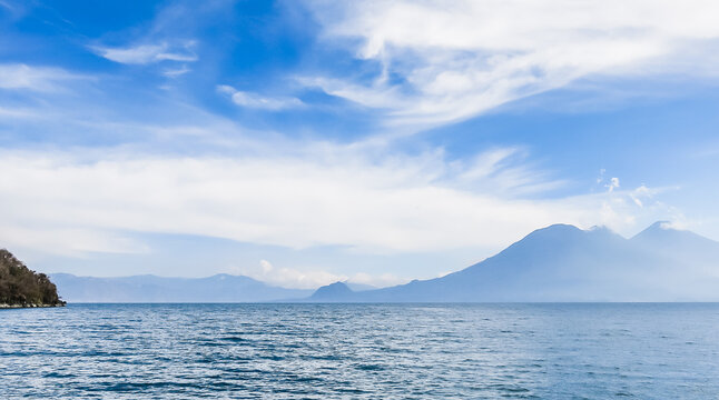 Lake Atitlan, Western Highlands, Guatemala, Central America