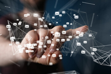 mail communication support contact concept service