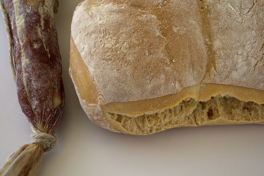 italian bread and salami