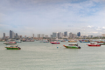  View of the Gulf of Siam and the city.