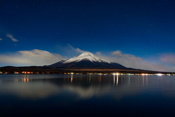 2021年12月31日 大晦日 山中湖からの富士山