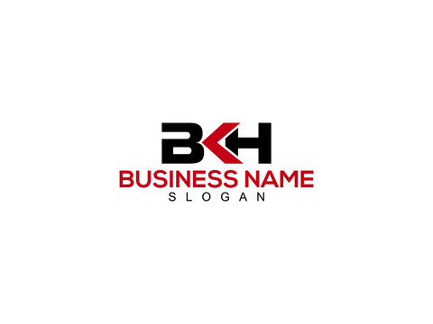 BKH Logo And Illustrations Design For New Business