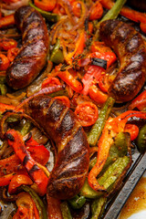 Sausage Peppers Onions Pan
