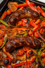 Sausage Peppers Onions Pan