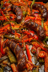 Sausage Peppers Onions Pan