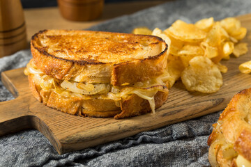 Homemade Onion French Melt Sandwich