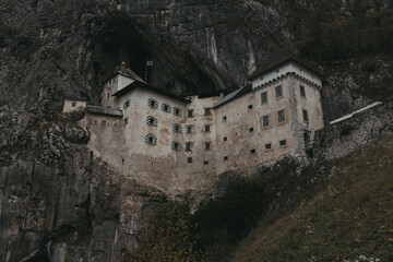 Predjama castle in Slovenia Bled