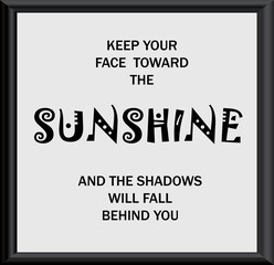 Black and White Motivational Image with Writing, Inspirational Quote
