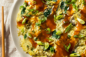 Homemade Asian Oyster Omelette