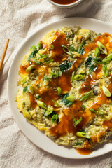 Homemade Asian Oyster Omelette