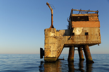 Water old refueling for boats in Malaga Spain