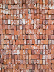Red brick wall 