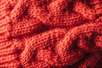 red fabric texture