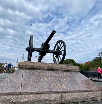 Washington Artillery Park in New Orleans 