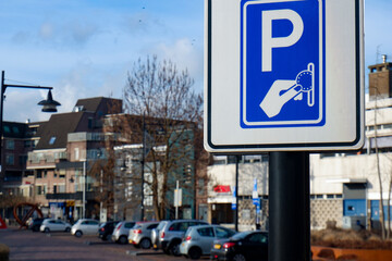 Obraz premium Paid parking space
