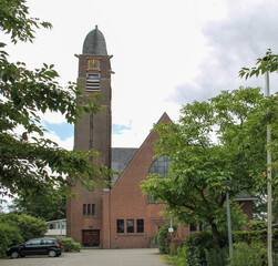 PROTESTANT CHURCH IN ZAIST, Utrecht region, Netherlands 06.25.2014. - 407739435