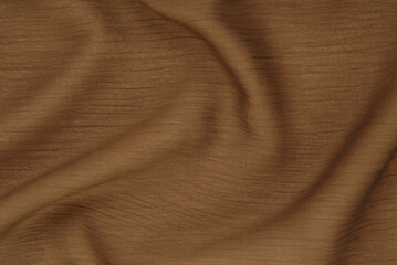 transparent brown cloth, dark textile creative background