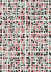 Abstract Geometric Pattern generative computational art illustration