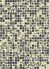 Abstract Geometric Pattern generative computational art illustration