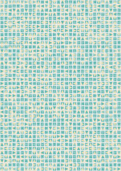 Abstract Geometric Pattern generative computational art illustration