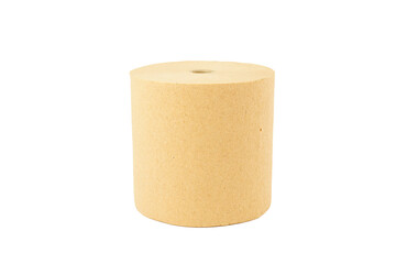 Toilet paper isolated on white