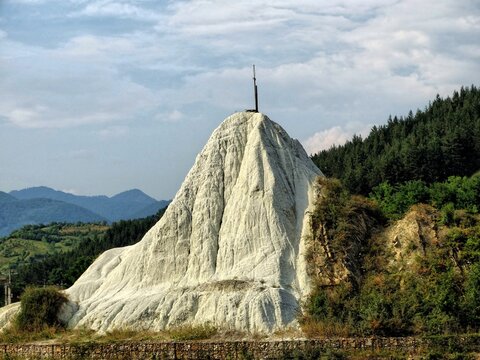 salt mountains in Romania, Lopatari, Salt plateau Meledic
