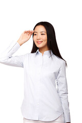 Oriental business woman portrait