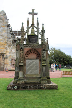 A View Of Roslyn Chapel In Scotland