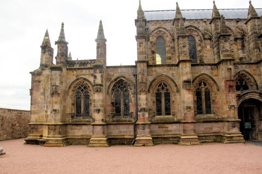 A view of Roslyn Chapel in Scotland