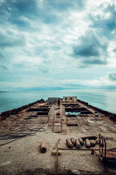 old fort in the sea