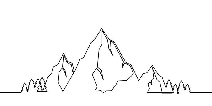 How To Draw Mountains  Mountain Doodles For Beginners  YouTube