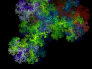 Imaginatory fractal background Image