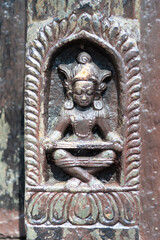 sculpture in the temple