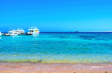 The resort on the Red Sea, Hurghada, Egypt
