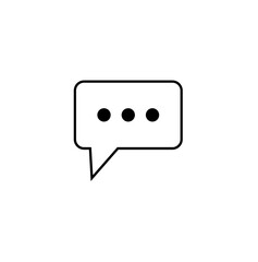 Abstract message, letter, chat icon