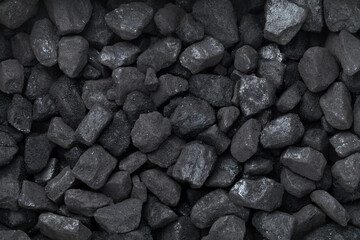 Black Coal For Background